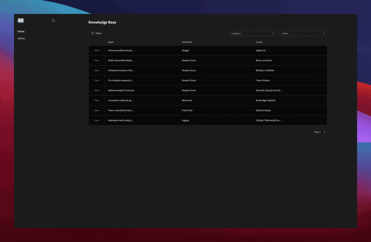 Open-Source IT Knowledge Base | Budibase | Low-Code Platform