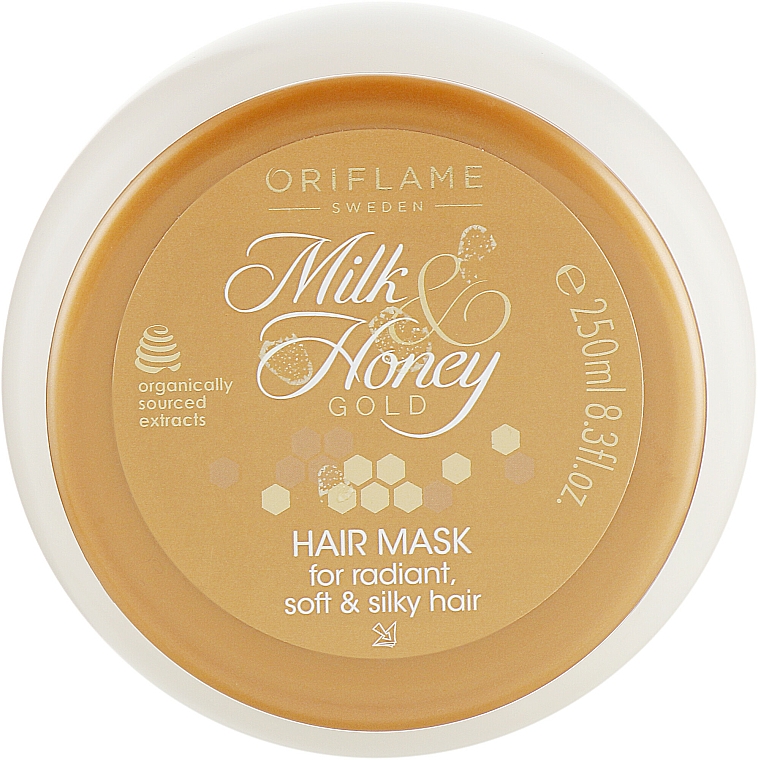 Oriflame milk and honey gold hair mask