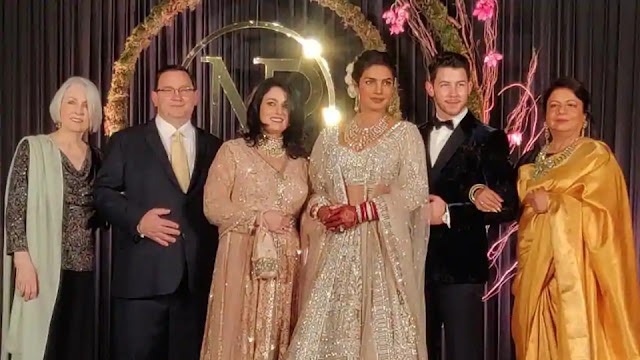 Check Out Wedding Reception Pics of Priyanka and Nick