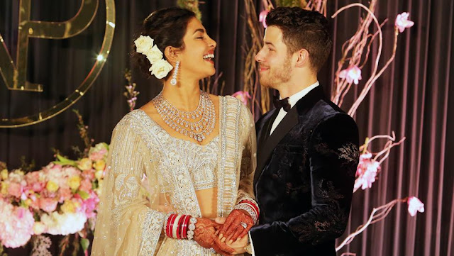 Check Out Wedding Reception Pics of Priyanka and Nick