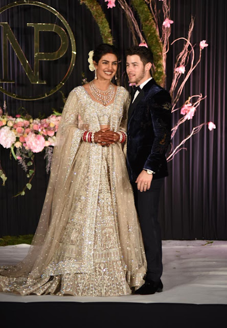 Check Out Wedding Reception Pics of Priyanka and Nick