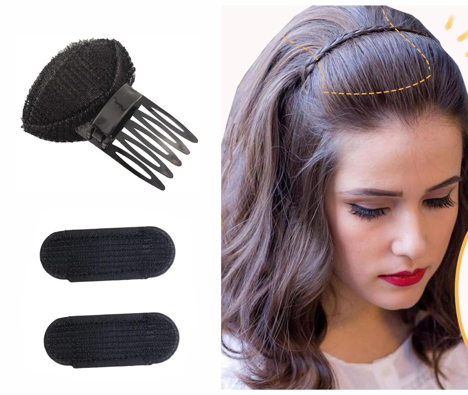 Puffed hair accessory