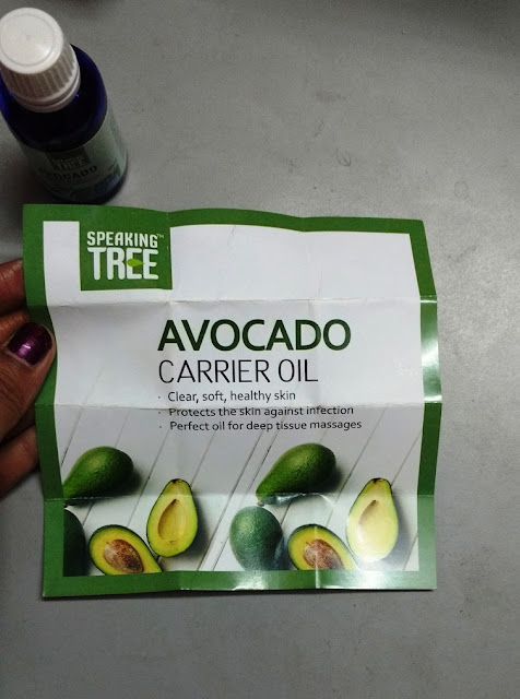 Speaking Tree Avocado Carrier Oil Review and Pictures